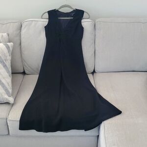 Banana Republic Black Sleeveless Maxi Dress